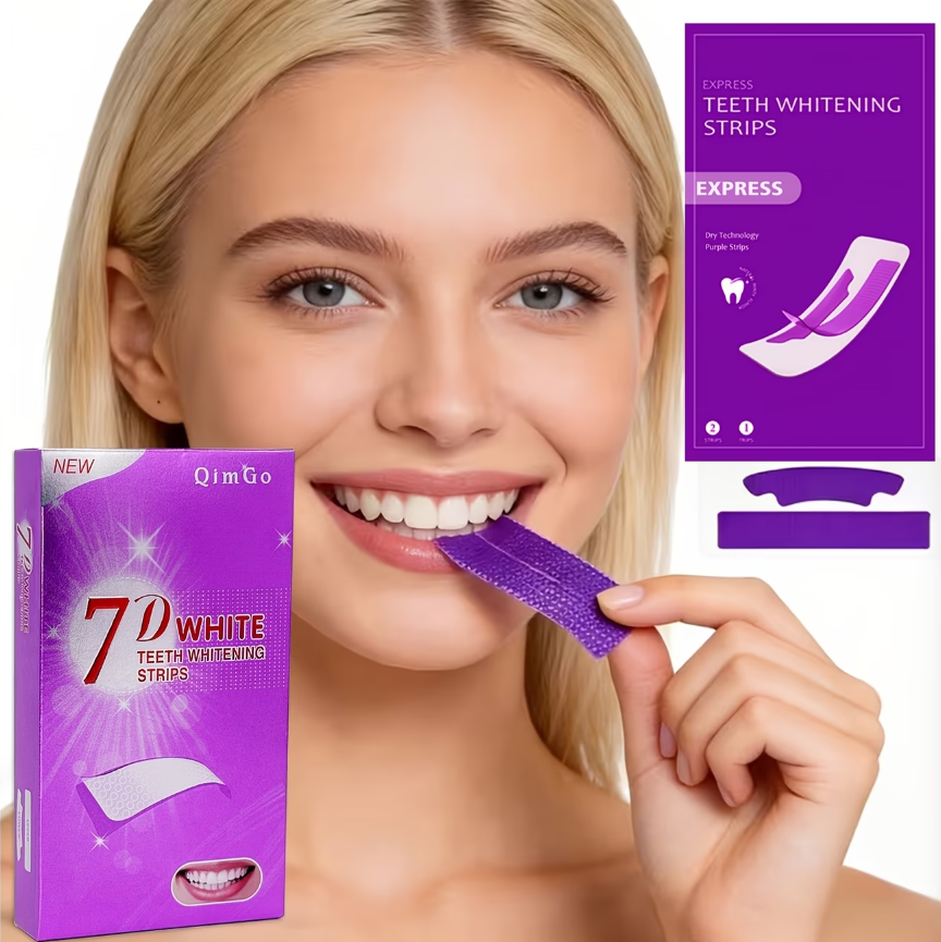 7D White Pro – Tiras Blanqueadoras Dentales