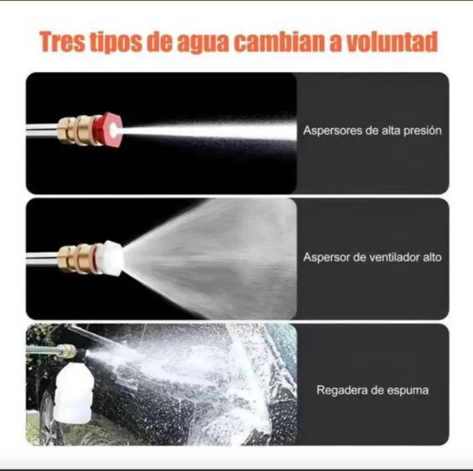 Hidrolavadora Portátil de Alta Presión - Doble Batería 288V