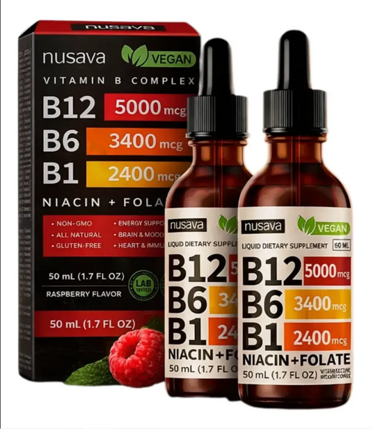 Complejo B Líquido Sublingual Pack x2 – Recupera tu Energía y Mejora tu Enfoque Diario